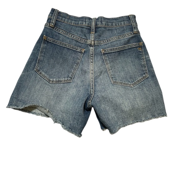 Madewell Blue high rise Jean Shorts size 23 - Picture 2 of 5